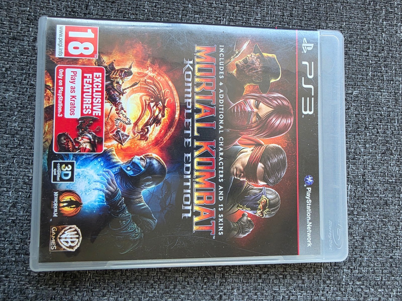 Mortal Kombat Komplete Edition PS3 - Zeer nette staat, Ophalen, Vanaf 18 jaar, Vechten, 2 spelers