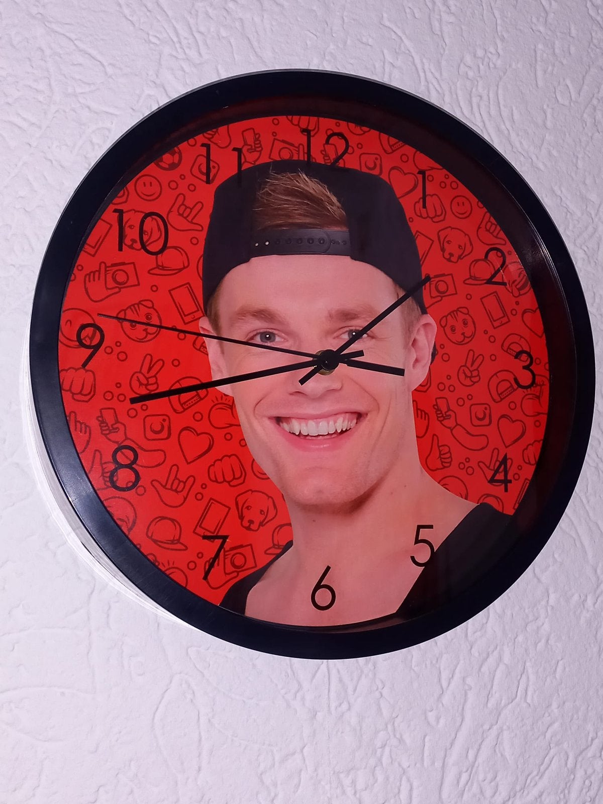 Knolpower klok & Poster, Ophalen of Verzenden, Zo goed als nieuw, Staande klok