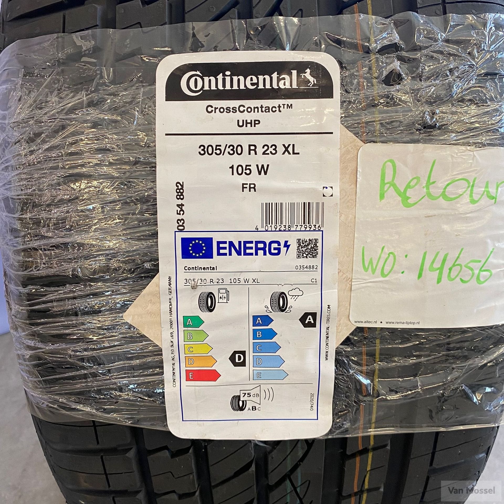 Continental Cross Contact Uhp 305/30/R23 105W, Auto-onderdelen, Banden en Velgen, Gebruikt, -, -, Overige maten
