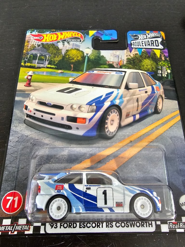 Hot Wheels Ford Escort RS Cosworth HotWheels Boulevard serie, Overige merken, 1:50 of kleiner, Auto, Verzenden