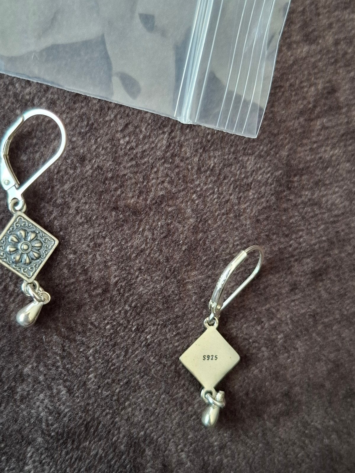 Zilveren boho oorbellen 925 sterling zilver – vintage, Ophalen of Verzenden, Zilver, Zilver