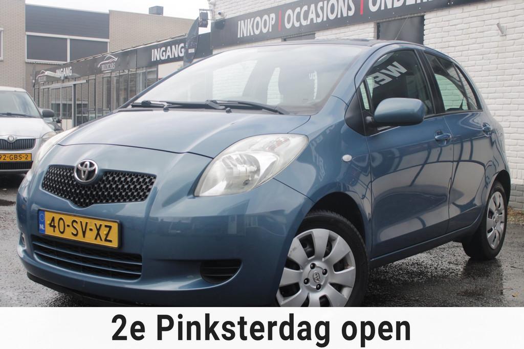 Toyota Yaris 1.0 VVTi Sol Airco | Elec ramen | Nieuwe apk, Voorwielaandrijving, 970 kg, Stof, Origineel Nederlands