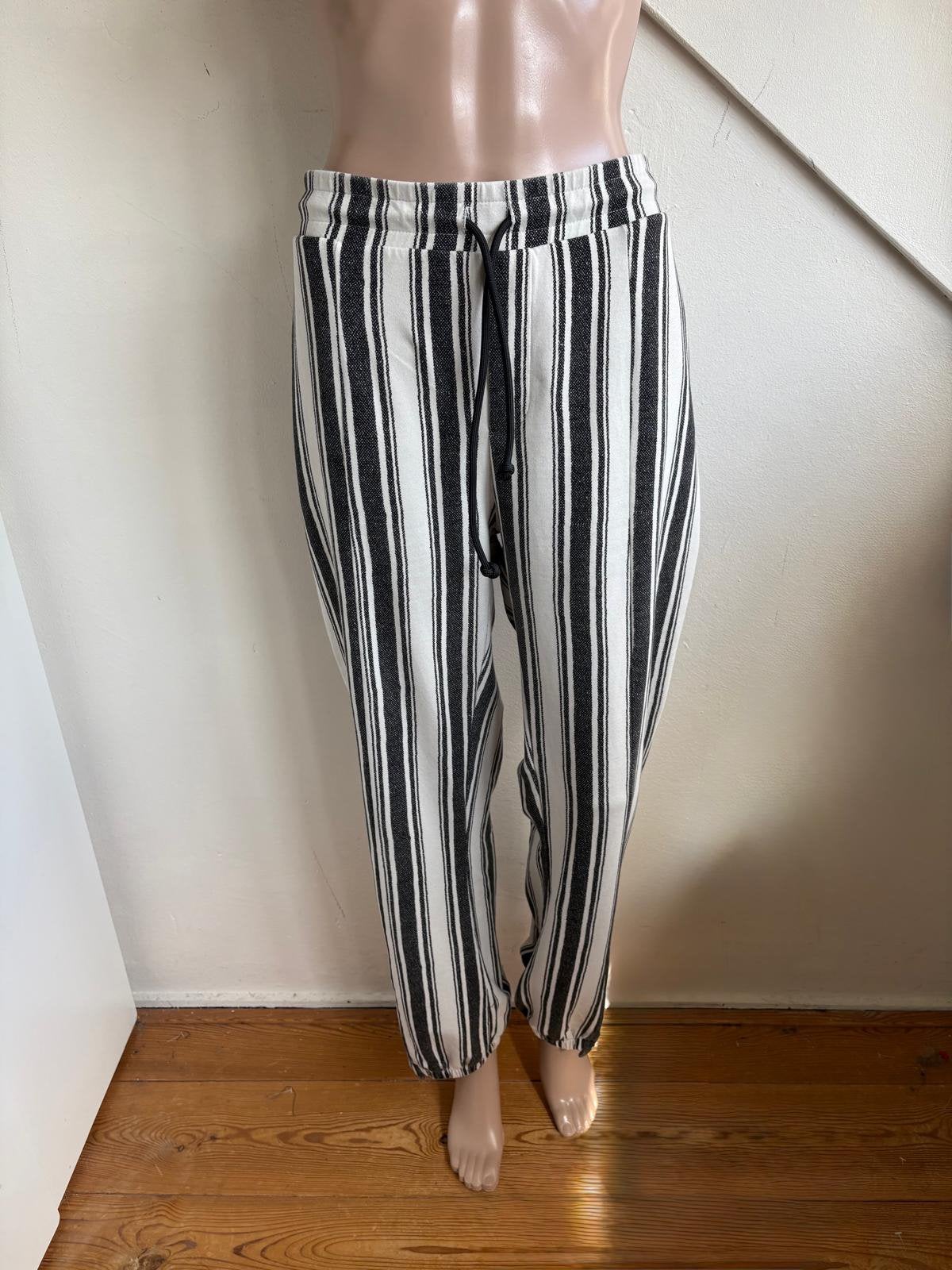 10 Days jogger broek maat 2xl = 44/46 wit grijs gestreept, Wit, Maat 46/48 (XL) of groter, Ophalen of Verzenden, Zo goed als nieuw