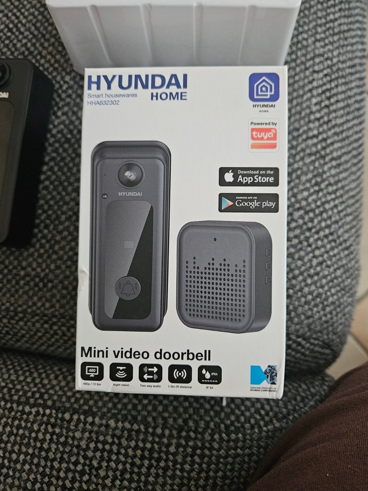 Hyundai Mini Video Deurbel - Smart Home, Ophalen of Verzenden, Bewegingsdetectiesensor, Nieuw, Draadloos