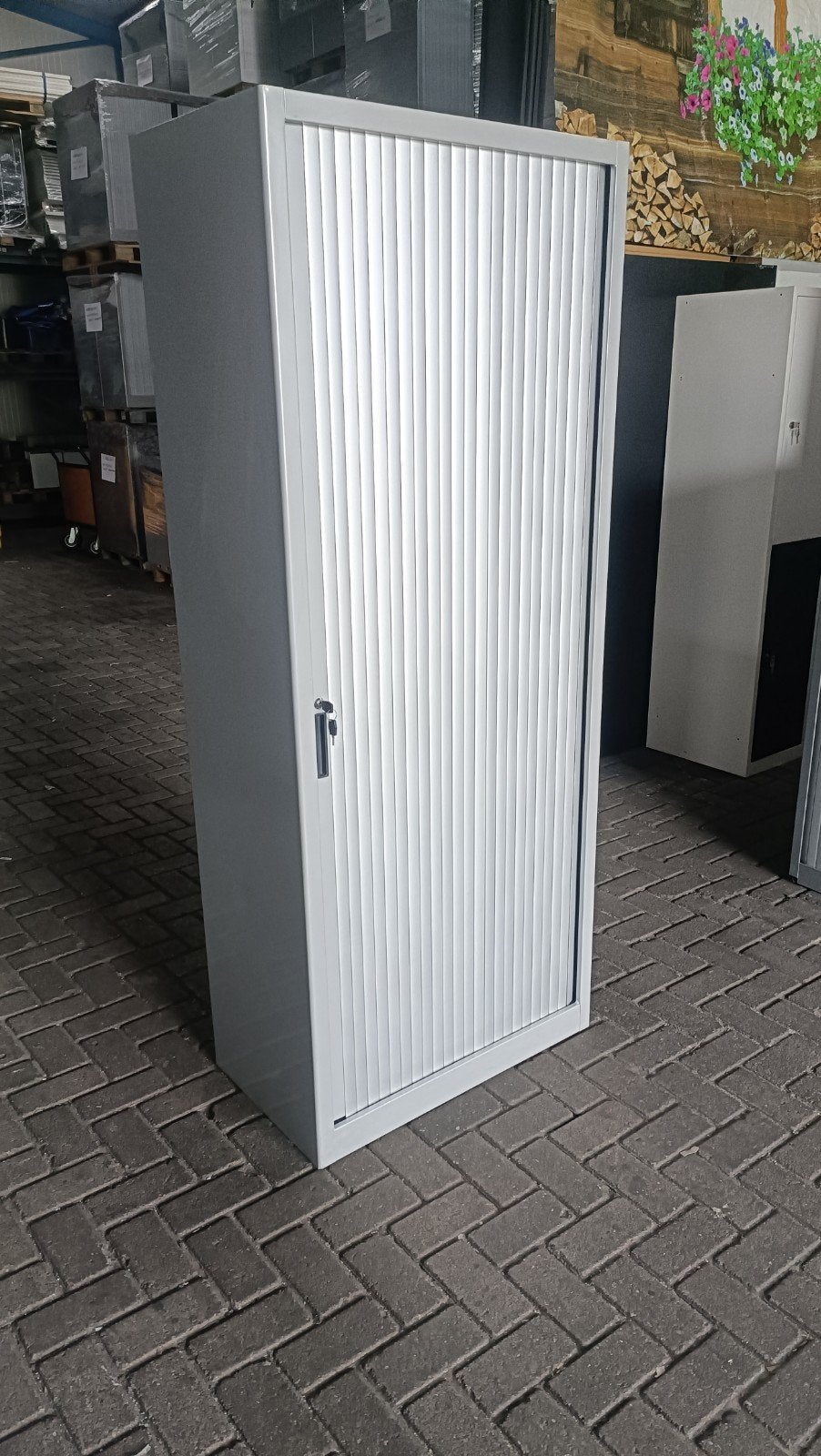 80 CM BREED!! Metalen roldeurkast/archiefkast, Huis en Inrichting, Kasten | Roldeurkasten en Archiefkasten, R, 80 CM BREED hoge Metalen roldeurkast archiefkast