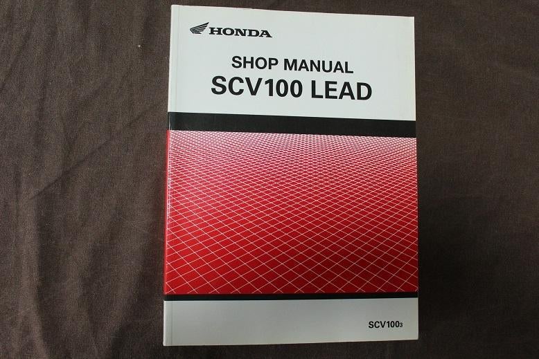 Honda SCV100 Lead 2003 scooter workshop manual SCV 100, Motoren, Ophalen of Verzenden, Honda