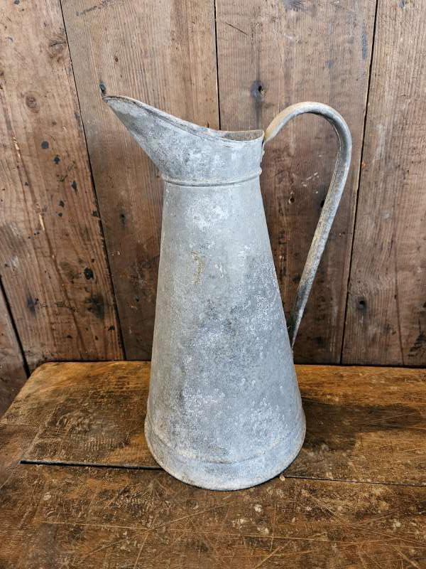 oude zinken kan ``WOONWINKEL RUSTIEK``, Antiek en Kunst, Ophalen of Verzenden