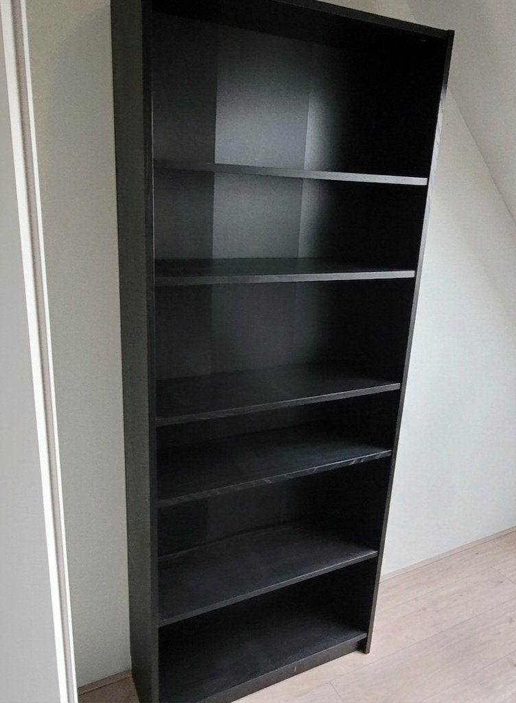 Zwarte Billy Boekenkast (2 stuks!) van Ikea, Huis en Inrichting, Ophalen, Met plank(en), Minder dan 50 cm, 200 cm of meer