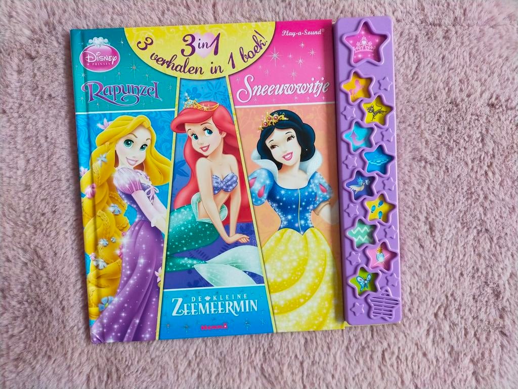 Zgan! 3 in 1 Disney Princess geluiden boekje!, Boeken, Ophalen of Verzenden, Zo goed als nieuw, Disney, Fictie algemeen