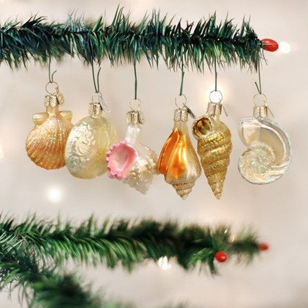Minikerstballen in de vorm van schelpen, Diversen, Ophalen, Nieuw