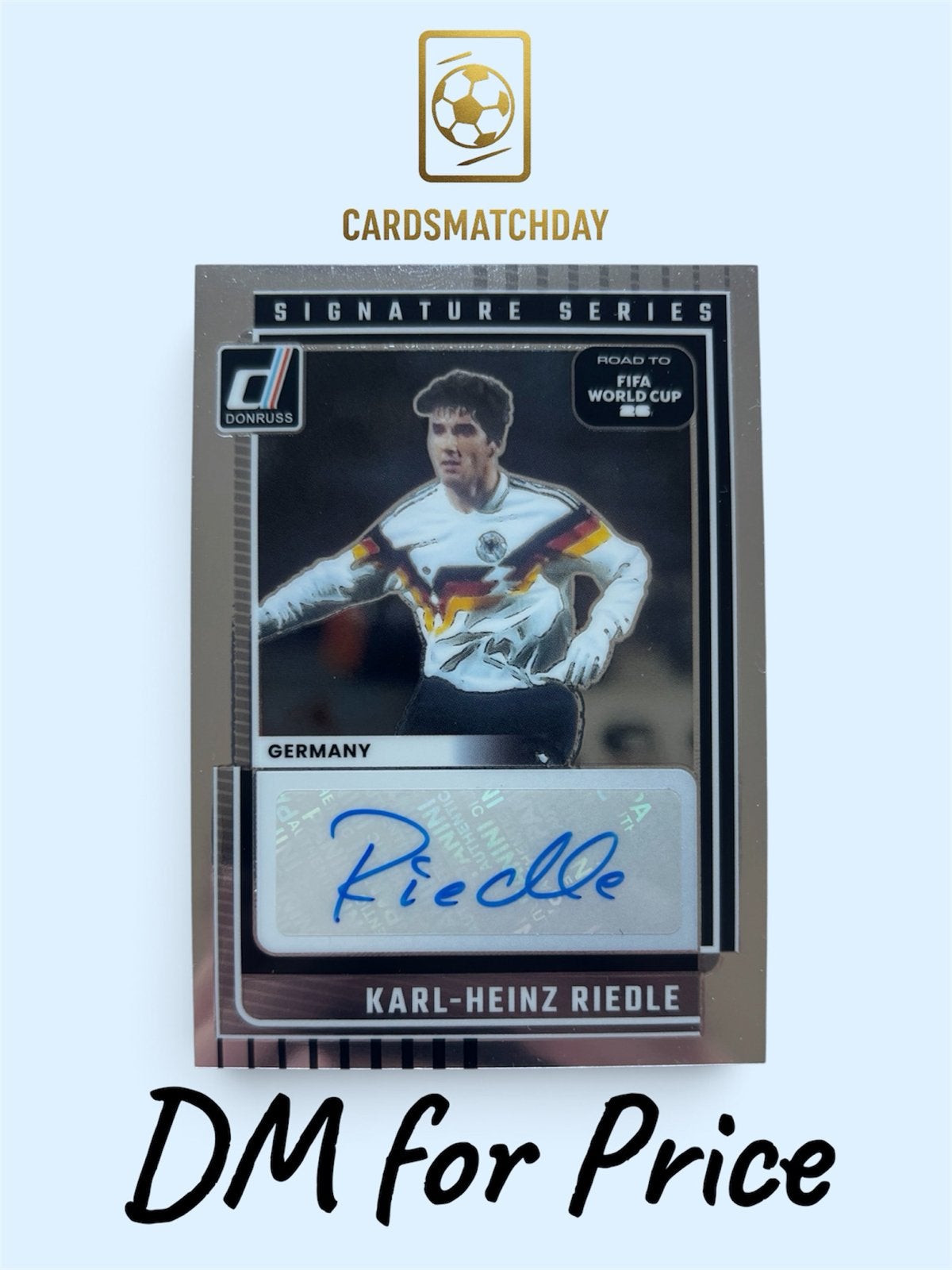 Karl-Heinz Riedle Signature Series Voetbal Spelerskaart, Ophalen of Verzenden, Zo goed als nieuw, Buitenlandse clubs, Spelerskaart