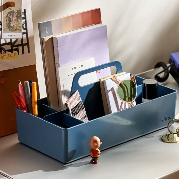 Vitra - Storage Toolbox kleur blauw, Ophalen, Blauw, Nieuw, Kunststof