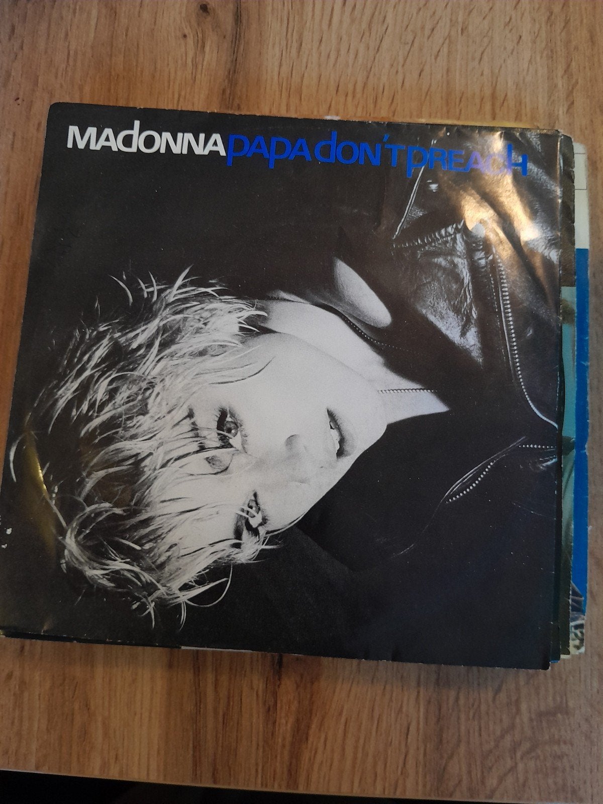 Madonna 7inch papa don,t preach, Ophalen of Verzenden, Zo goed als nieuw, Pop