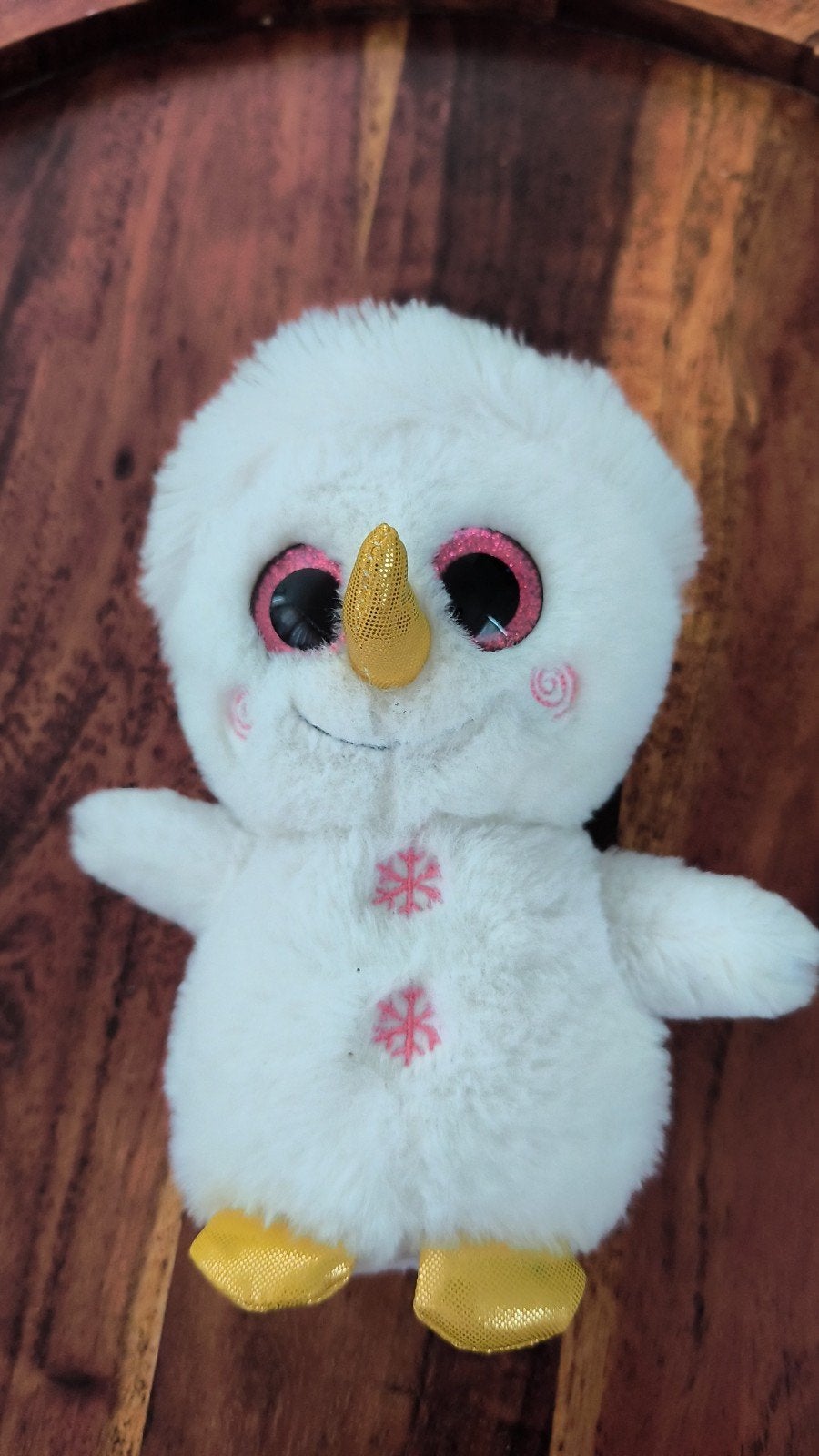 Ty Beanie Boo sneeuwpop, Verzenden, Overige typen, Klein (minder dan 20 cm), Wit