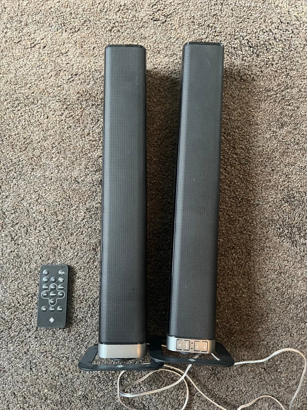 Soundbar met afstandsbediening - Goede staat, Ophalen of Verzenden, Met ingebouwde subwoofer, Gebruikt