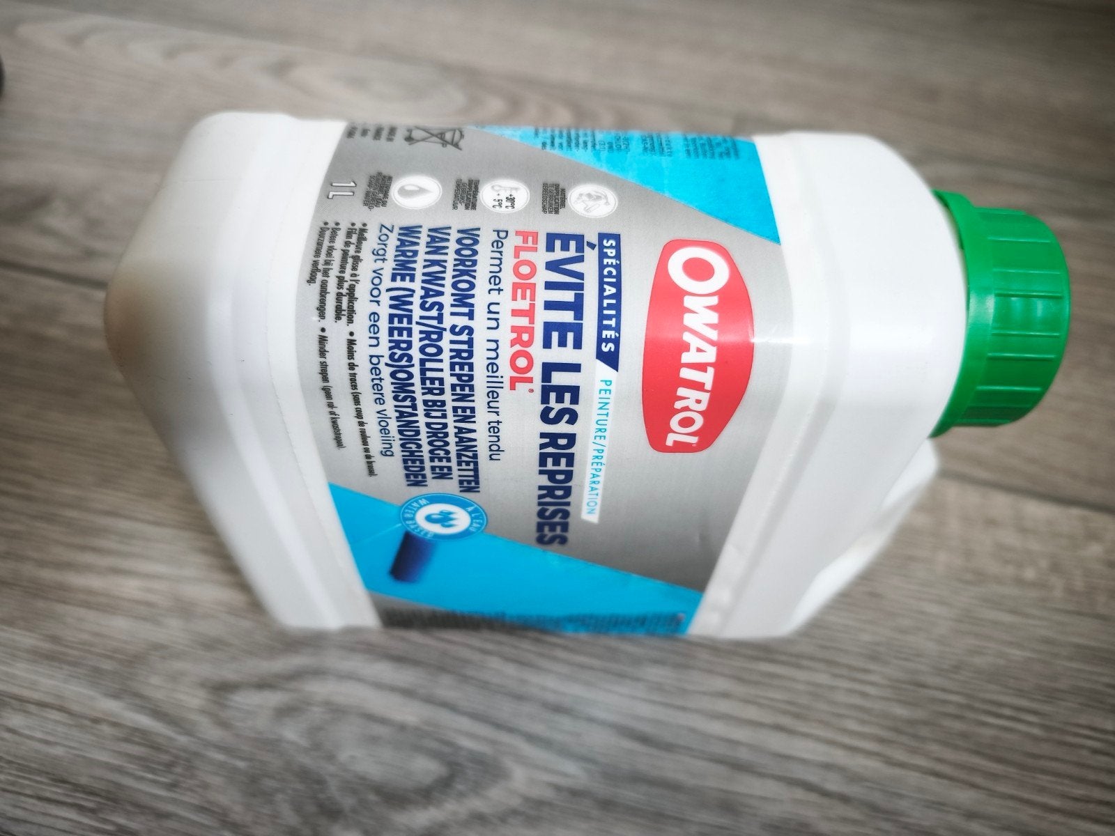 Owatrol Floetrol Verfadditief 1L - Voorkomt strepen, Minder dan 5 liter, Ophalen of Verzenden, Nieuw, Wit