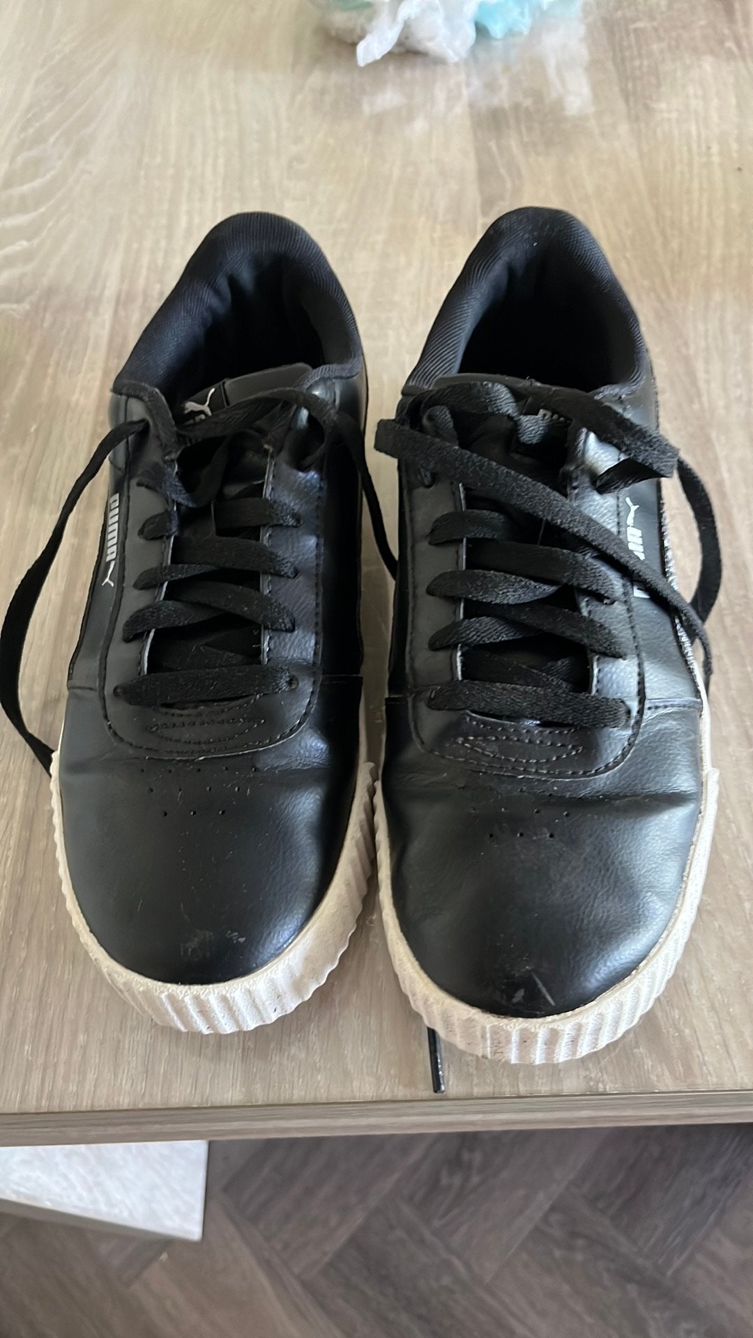 Zwarte puma schoenen, Ophalen of Verzenden, Zo goed als nieuw, Zwart