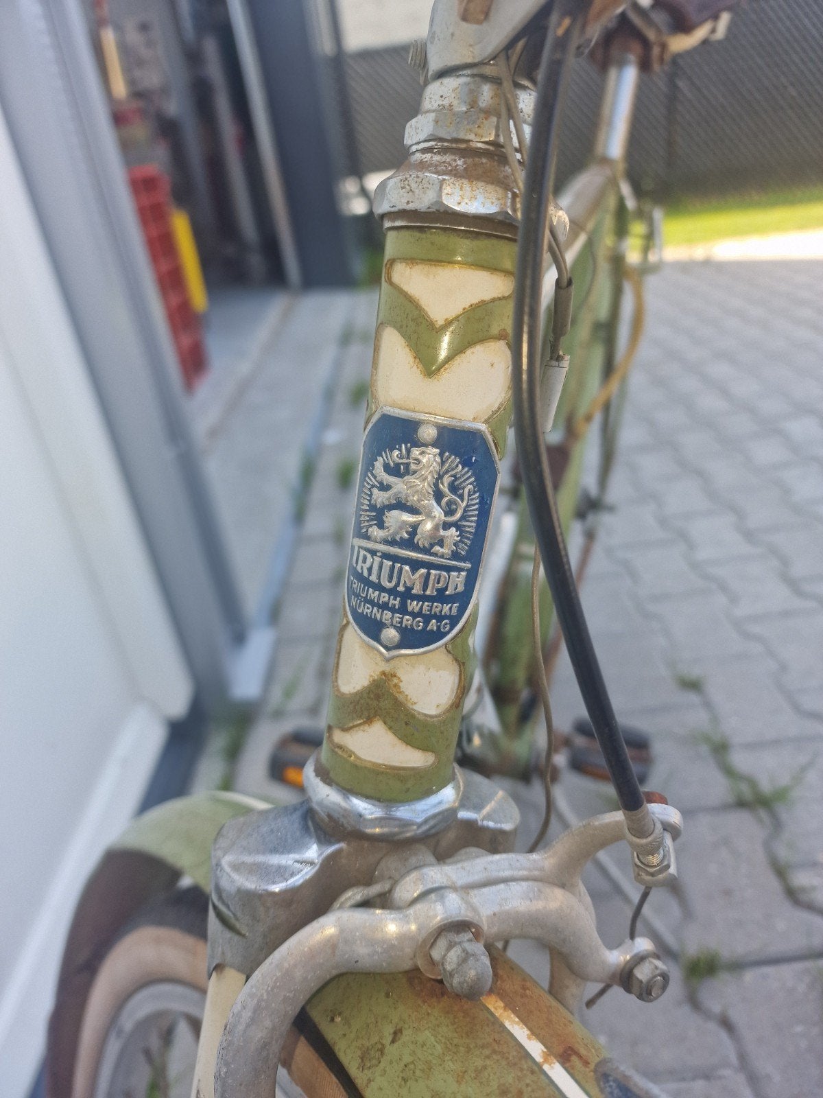 Triumph Nurnberg oldtimer fiets, Ophalen, Terugtraprem, Triumph, Jaren '40