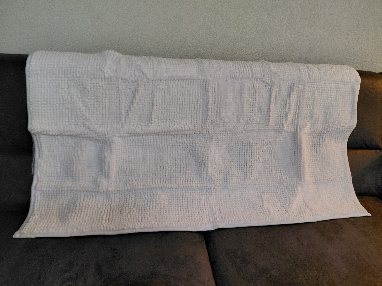 Decomira Badmat Groot 70x120 cm met Antislip Wit, Nieuw, Ophalen of Verzenden, Badmat, Wit