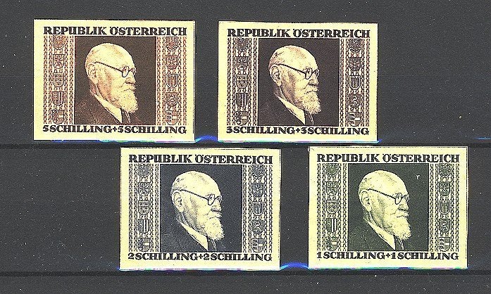 Oostenrijk 1946, mooie postfrisse serie Karl Renner gesneden, Verzenden, Postfris
