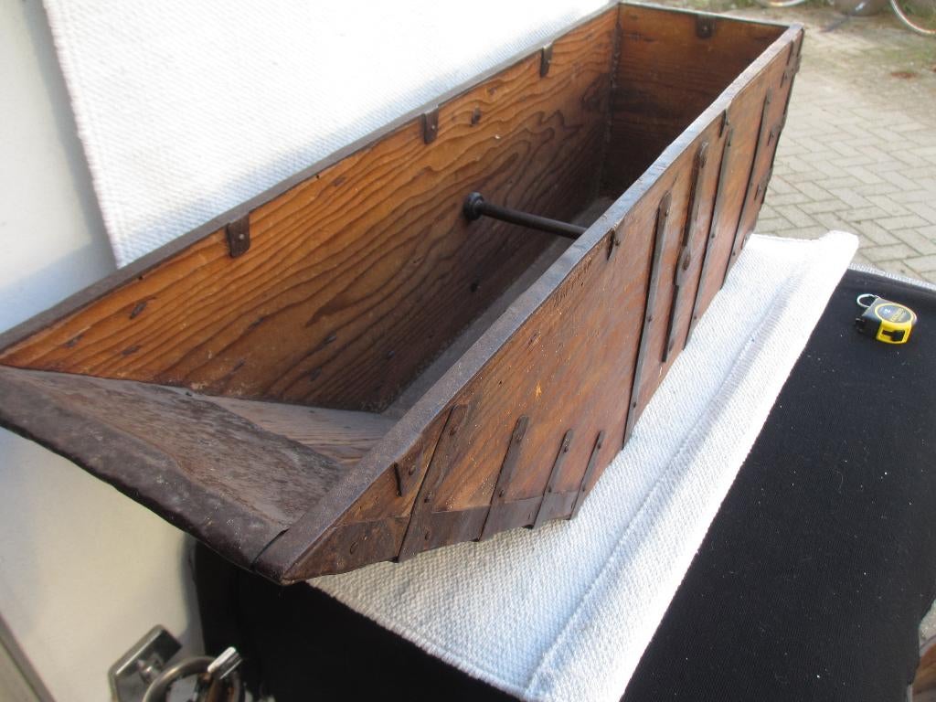 Antieke houten graanschep, Ophalen of Verzenden