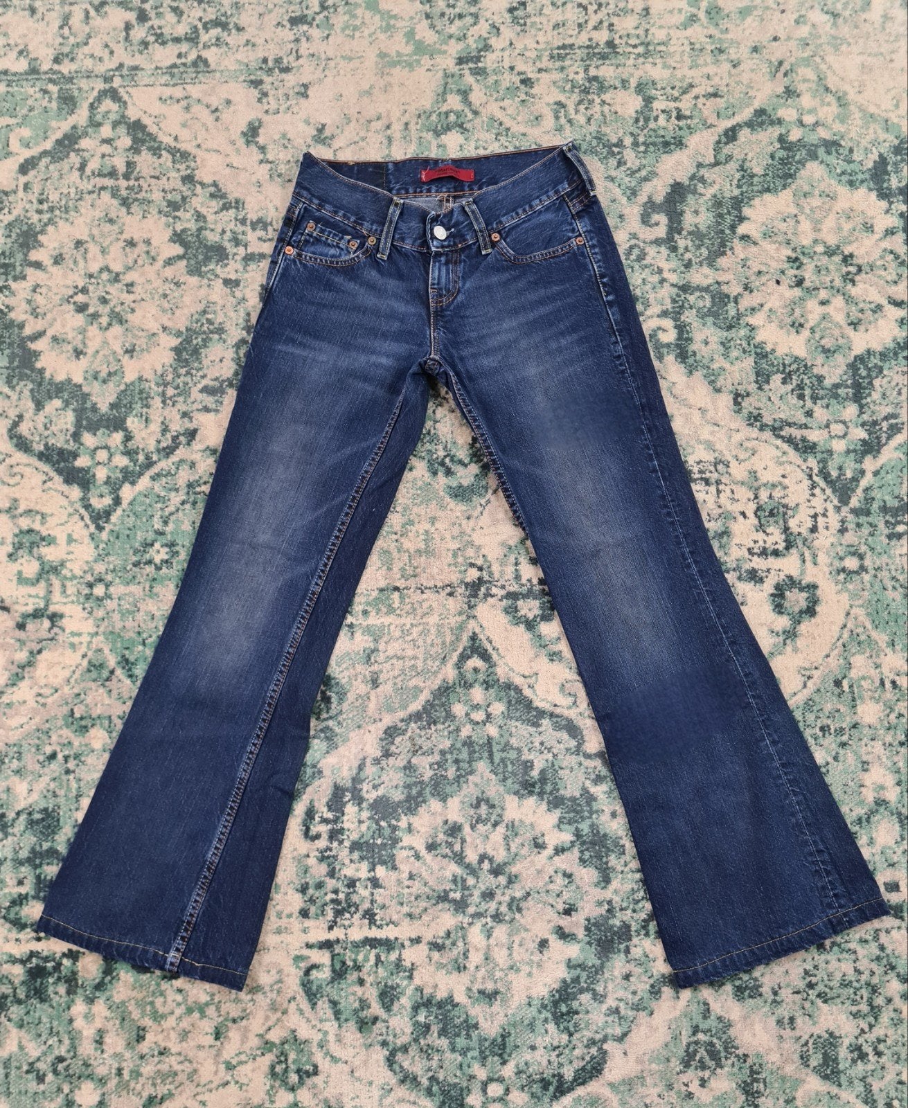 Levi’s Marissa Square Cut boot W26 L30 Tulsi2630 Low-rise, Blauw, Ophalen of Verzenden, Zo goed als nieuw, W27 (confectie 34) of kleiner