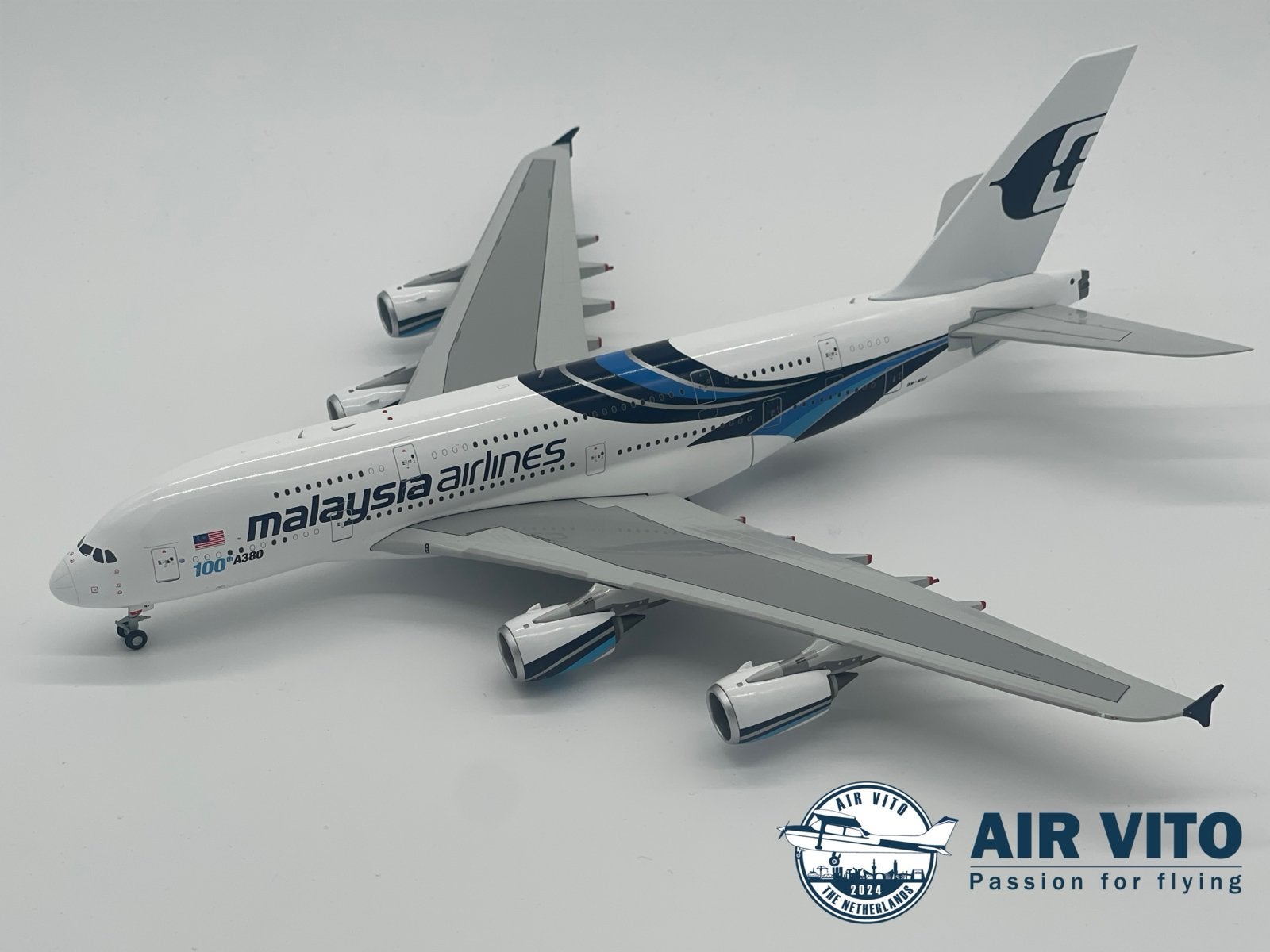 Malaysia Airlines Airbus A380 - JC Wings XX20058, Schaalmodel, 2992JB, Ophalen of Verzenden, Operations@airvito.com