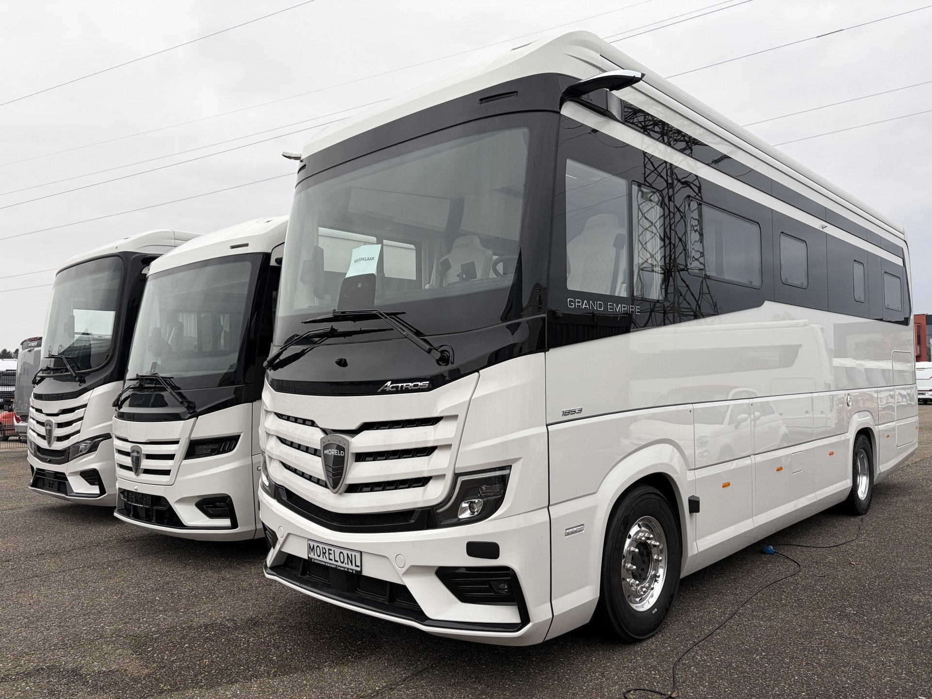 Morelo Grand Empire 98MB Mercedes Actros 530pk (bj 2026), 10 meter en meer, Galliersweg 39
5349AT  OSS, NL, Diesel, Mark@niesmannbischoff.nl