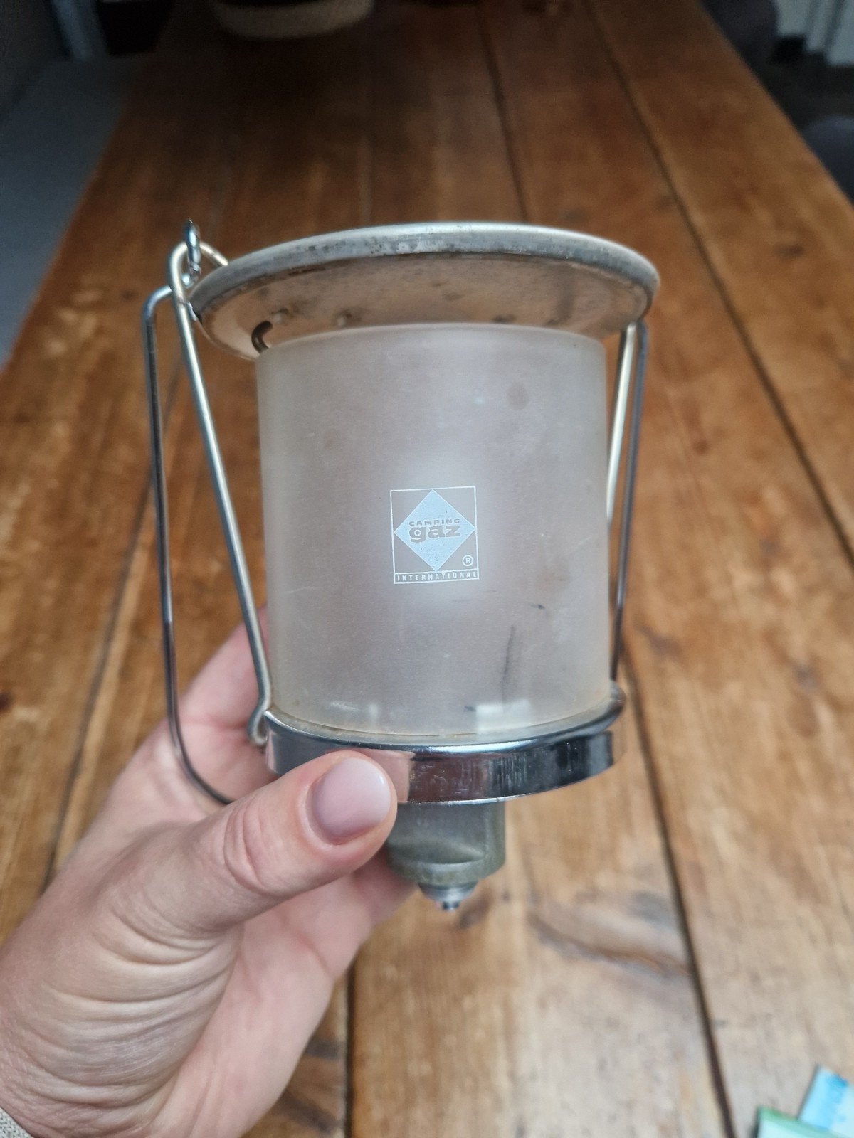 Vintage Campingaz Lumogaz R lantaarn, Ophalen of Verzenden, Gebruikt