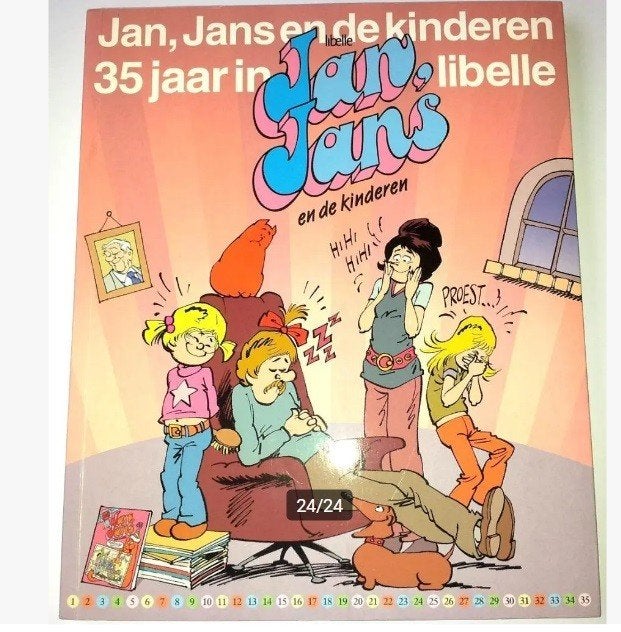 Jan, Jans en de kinderen en nog Stripboek 35 jaar in libelle, Boeken, Stripboeken, Eén stripboek, Ophalen of Verzenden, Zo goed als nieuw
