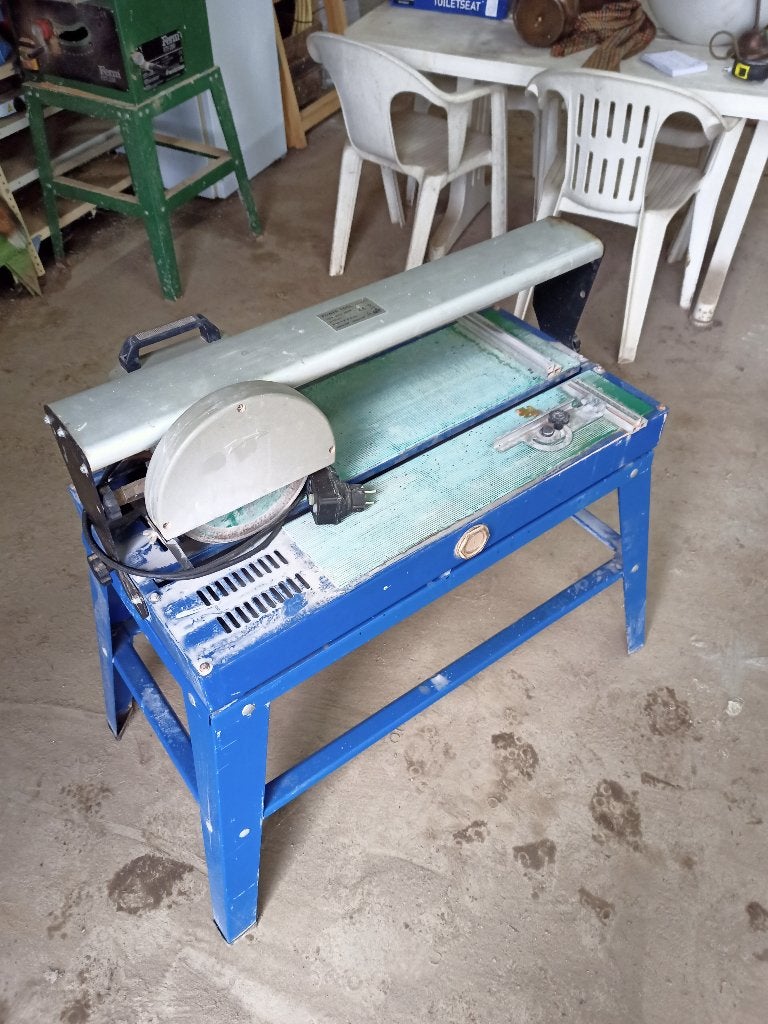 Tegelzaagtafel, Doe-het-zelf en Verbouw, Gereedschap | Zaagmachines, Ophalen, Minder dan 30 mm, Gebruikt, Cirkelzaag