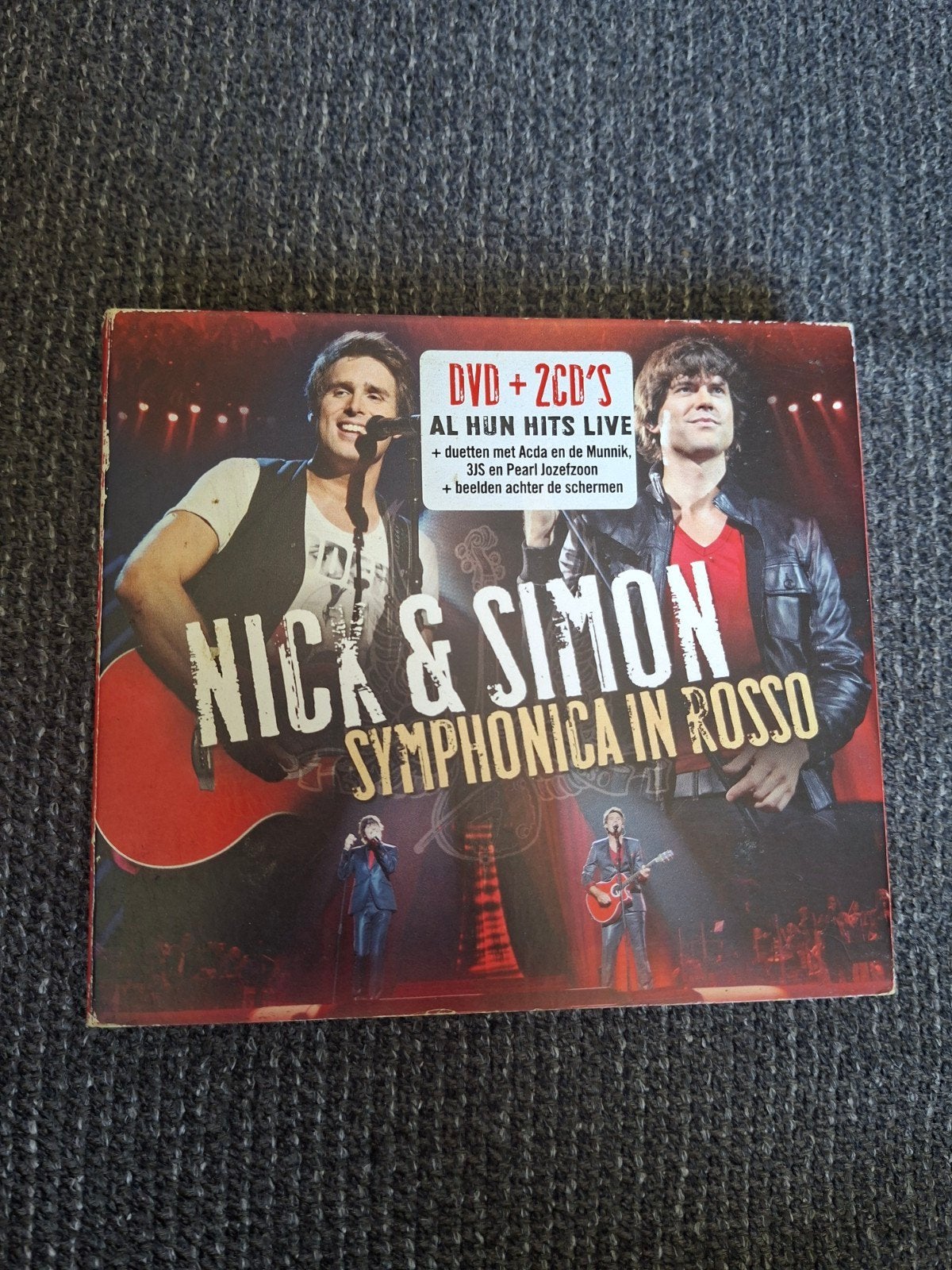 CD - Nick & Simon Symphonica in Rosso - DVD + 2 CD's, Ophalen of Verzenden, Zo goed als nieuw