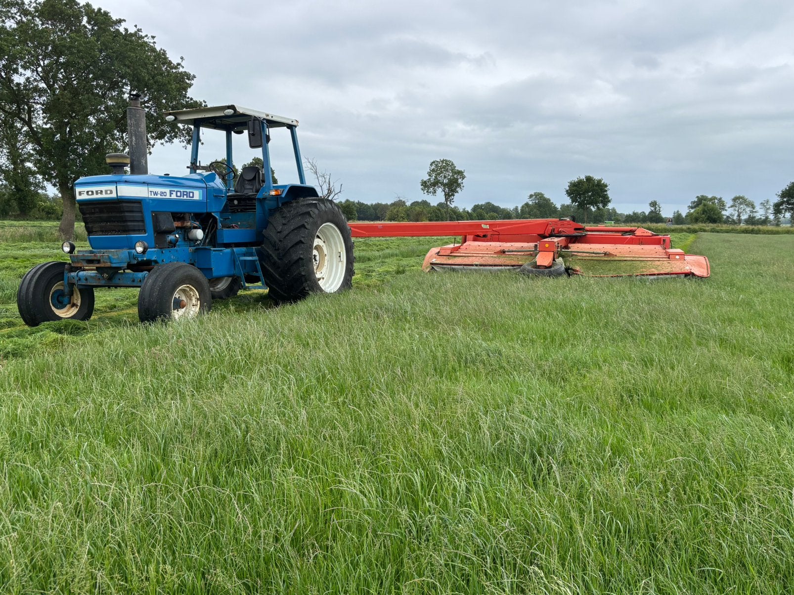Kuhn alterna schijvenmaaier 5 meter met kneuzer, Ophalen, Weidebouw