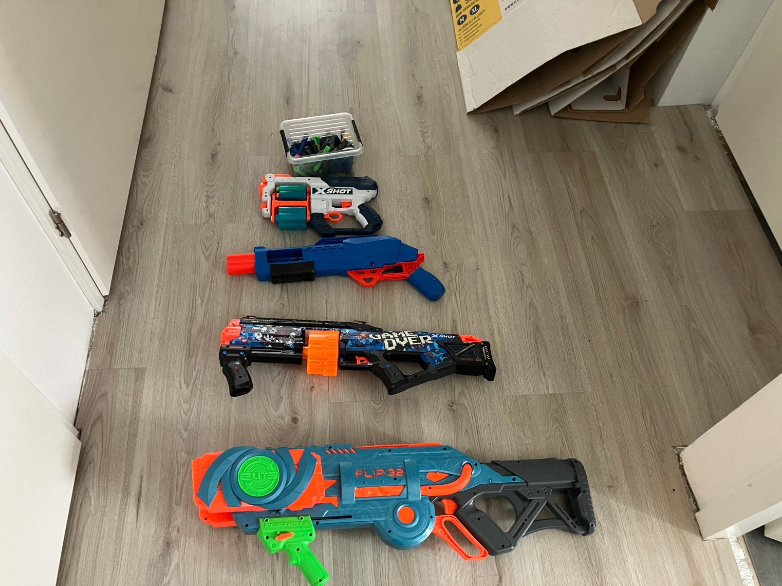 Nerf guns, Ophalen of Verzenden, Zo goed als nieuw