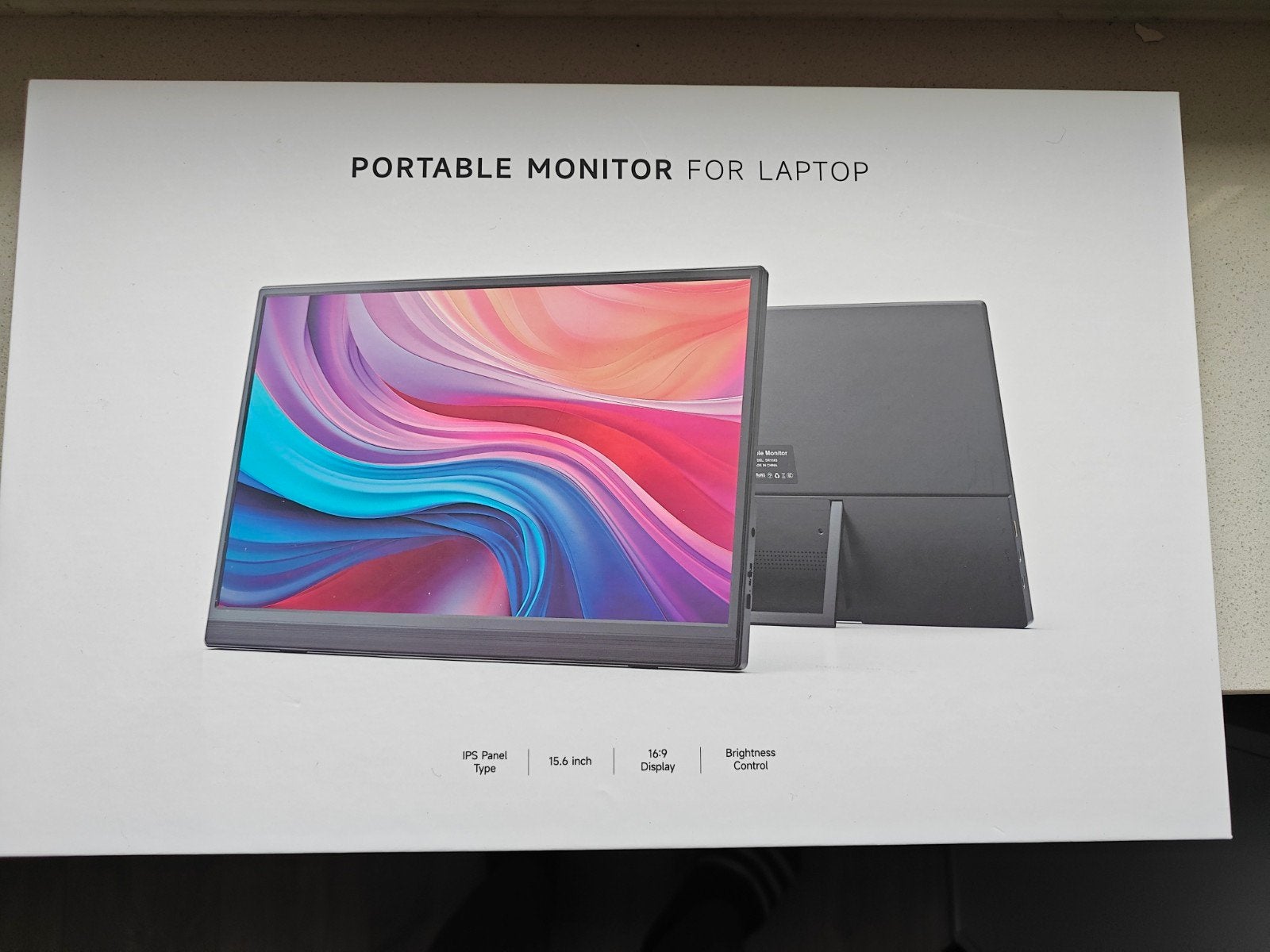 Portable 15,6" externe Full HD monitor HDMI USBC, Computers en Software, HDMI, IPS, Full HD, Ophalen of Verzenden