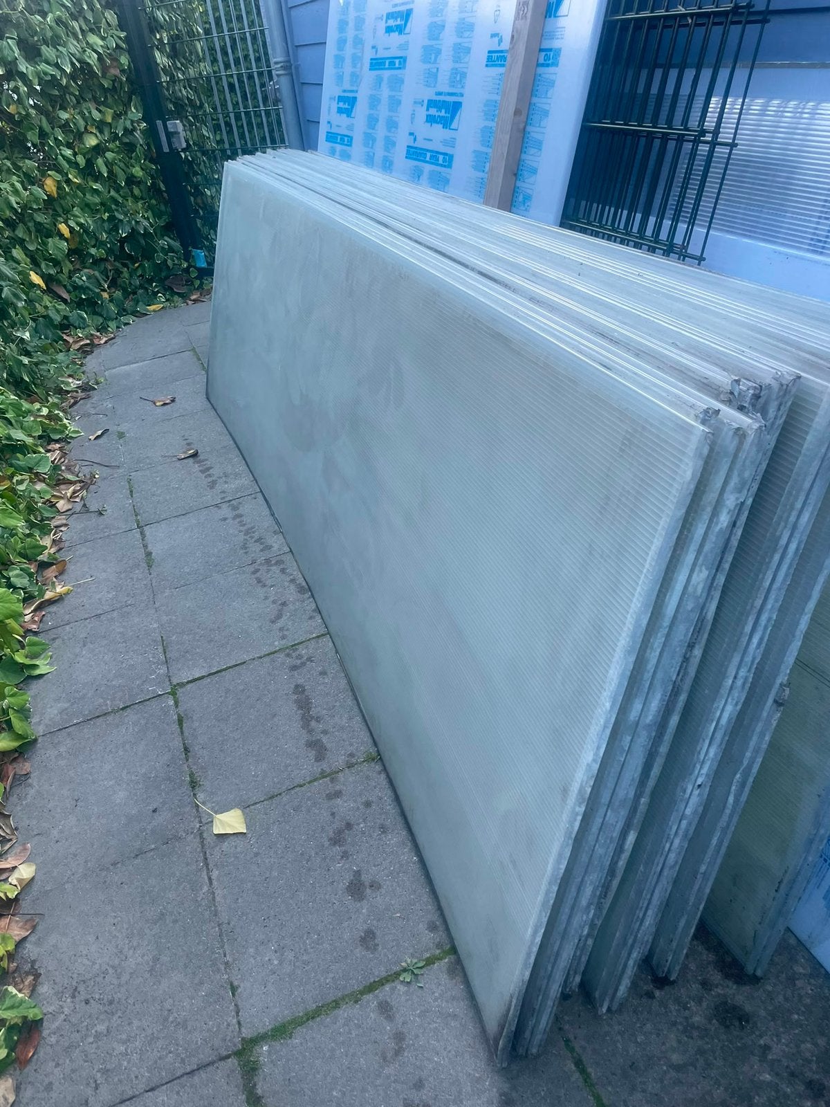 Polycarbonaat platen gebruikt, Ophalen, Gebruikt