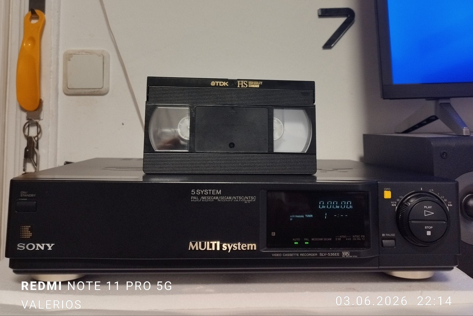 SONY VHS VIDEO Recorder SLV-536EE ., Ophalen of Verzenden, Zo goed als nieuw