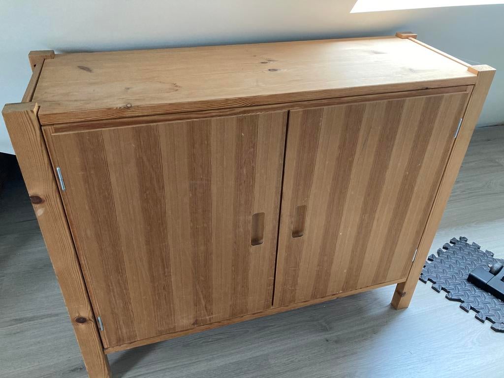 Ikea IVAR stelling inclusief kastje, Ophalen, Zo goed als nieuw, 25 tot 50 cm, 50 tot 100 cm