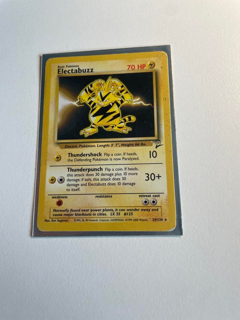 Pokémon kaart Electabuzz 24/130, Verzenden, Gebruikt, Losse kaart