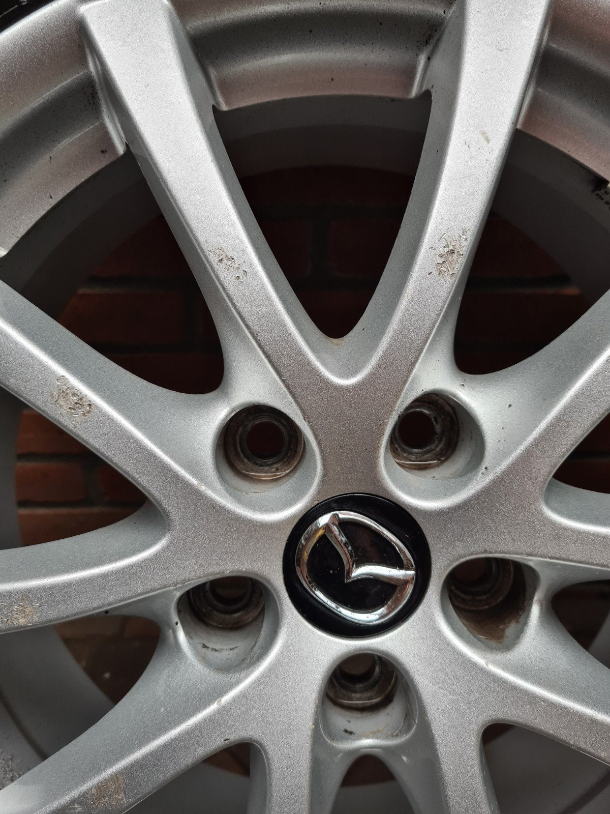 velgen 17 inch  Mazda  225 65/17, Ophalen, Gebruikt, Velg(en), 17 inch
