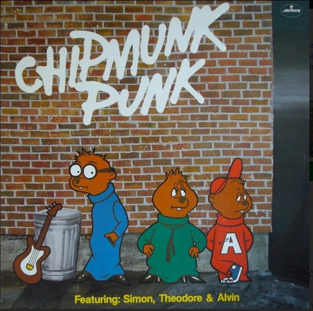 LP - Chipmunks, The - Chipmunk Punk, Cd's en Dvd's, Vinyl | Rock, LP, Gebruikt, Ophalen of Verzenden, 12 inch