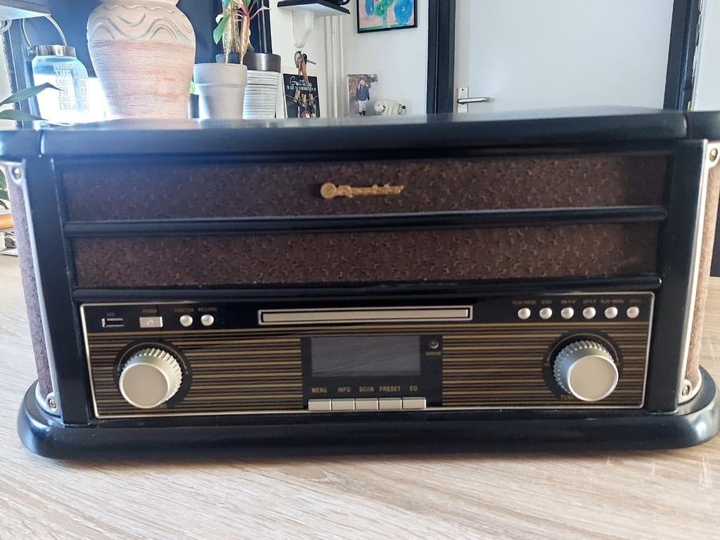 Roadstar Retro Platenspeler-CD, Ophalen, Zo goed als nieuw