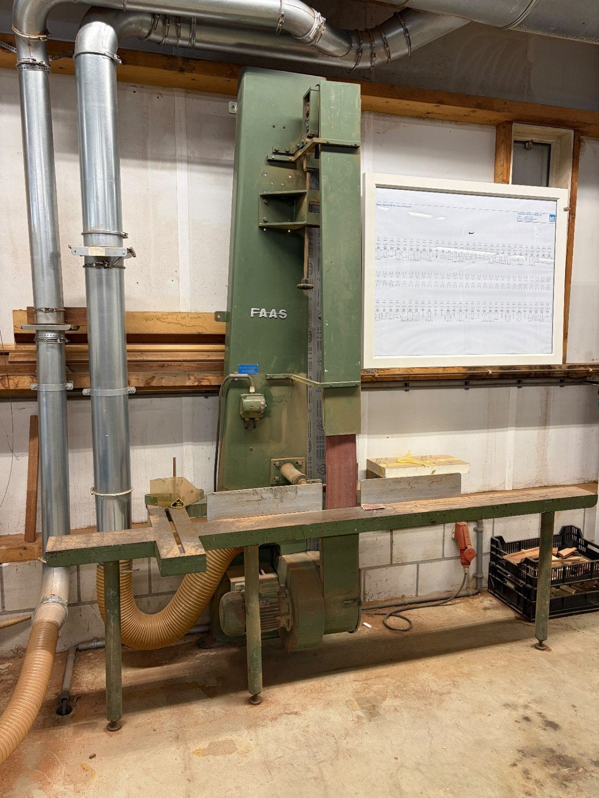 Gratis Faas verticale bandschuurmachine, Ophalen