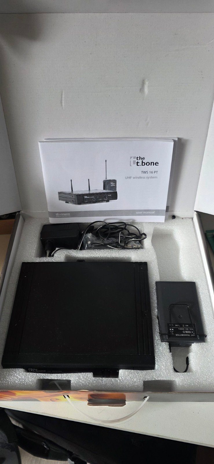 The t.bone TWS 16 PT UHF Draadloos Microfoonsysteem, Muziek en Instrumenten, Microfoons, Ophalen of Verzenden, Zo goed als nieuw