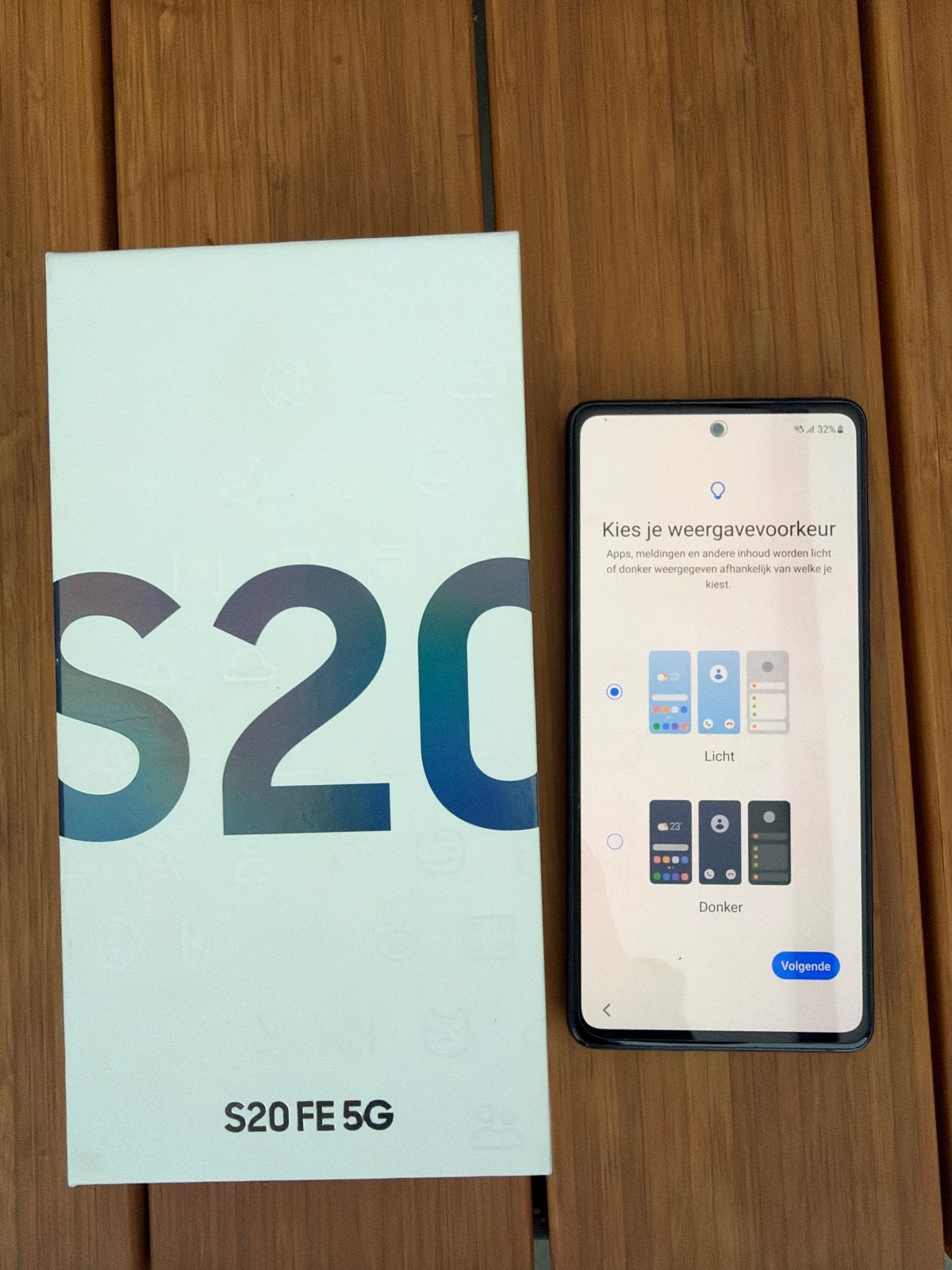 Samsung Galaxy S20 FE 5G (2020), Telecommunicatie, Ophalen, Galaxy S20, Blauw, Touchscreen