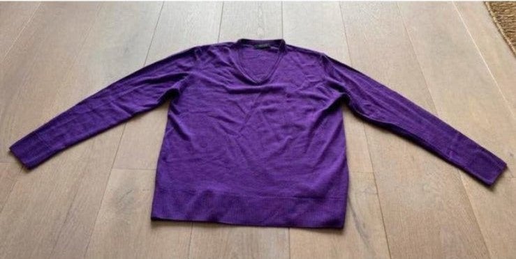 Zara trui wol L nieuwstaat, Kleding | Heren, Ophalen of Verzenden, Zo goed als nieuw, Maat 52/54 (L), Paars