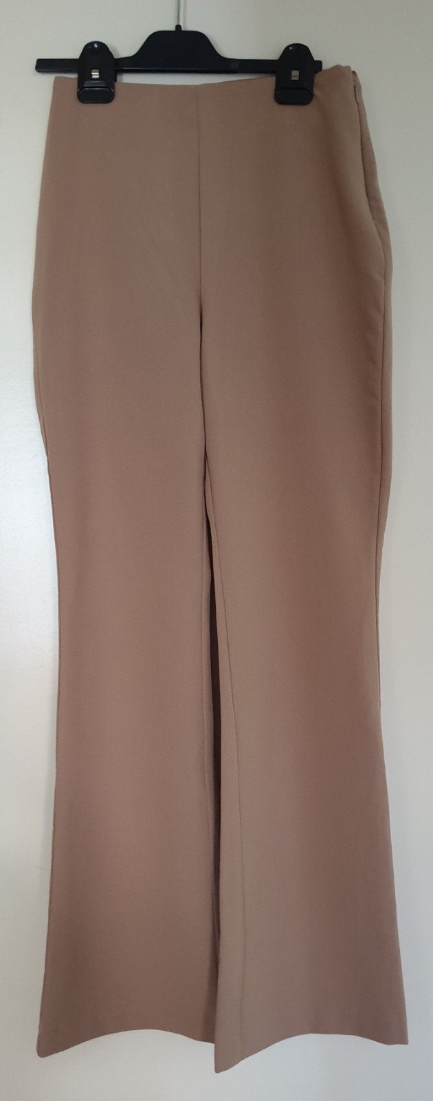H&M flared broek maat 38, Maat 38/40 (M), H&M, Beige, Ophalen of Verzenden