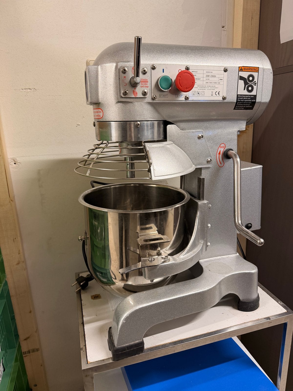 Maxima Professionele Keukenmixer planeetmenger, Ophalen of Verzenden, Gebruikt