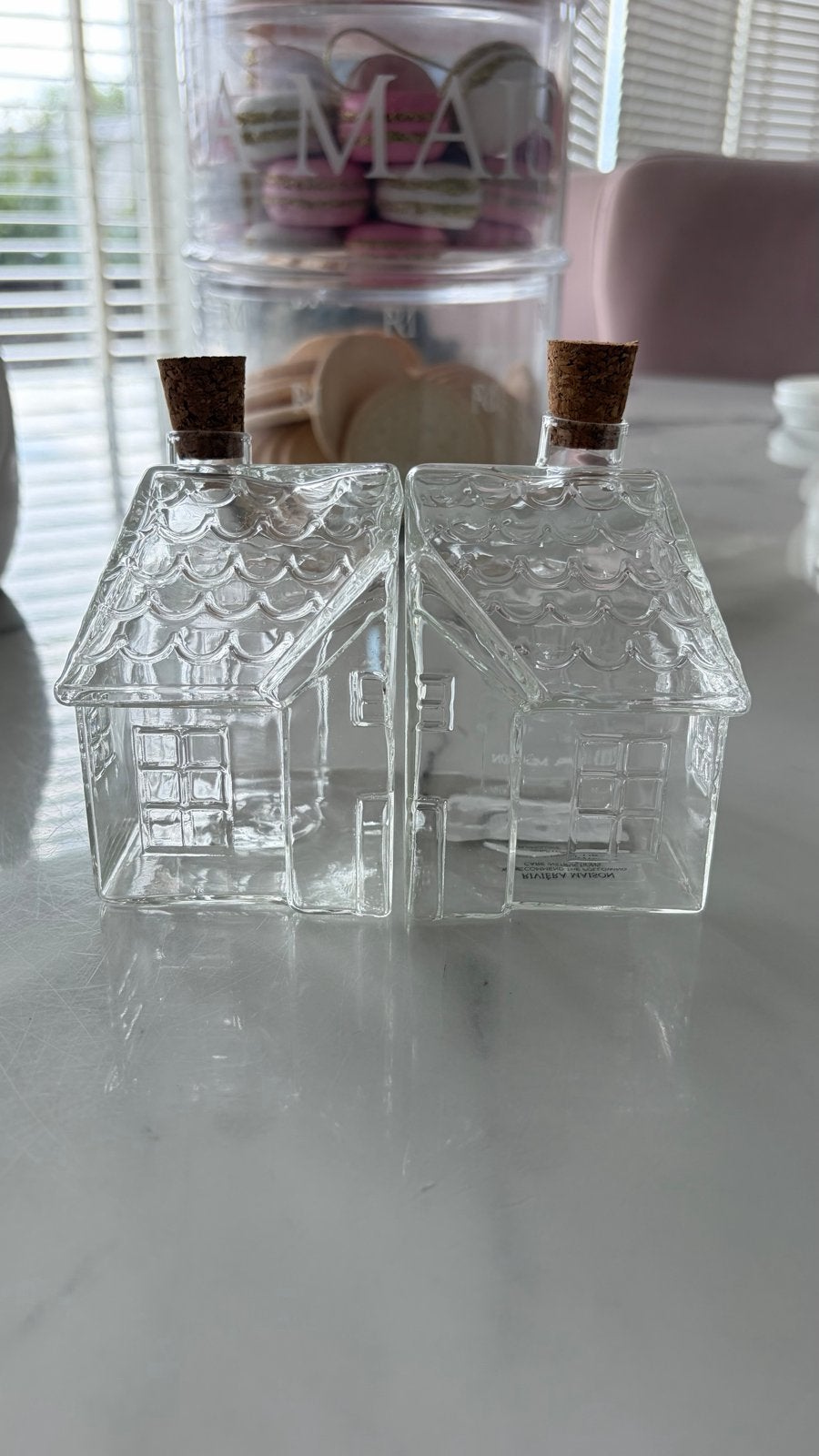 Nieuwe Riviera Maison huisjes - set van 2, Huis en Inrichting, Ophalen of Verzenden, Nieuw, Glas, Landelijk