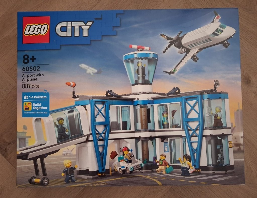 LEGO City luchthaven met vliegtuig 60502 NIEUW, City, Nieuw, Ophalen of Verzenden, Complete set